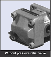 GPA series low noise internal gear pump without pressure relief valve