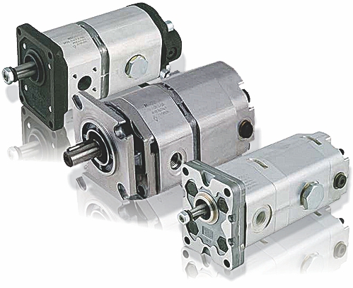 2 stage high / low multiple gear pumps