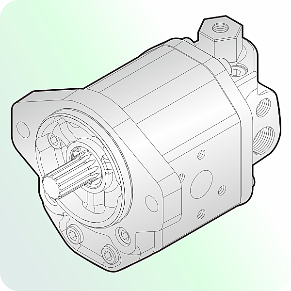For Komatsu Bulldozer D65P-12 D70LE-12 D85E-SS-2 Hydraulic Pump 705-11-40010
